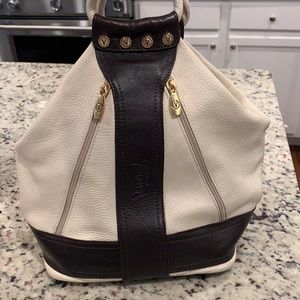 Valentina beautiful two toned leather bag